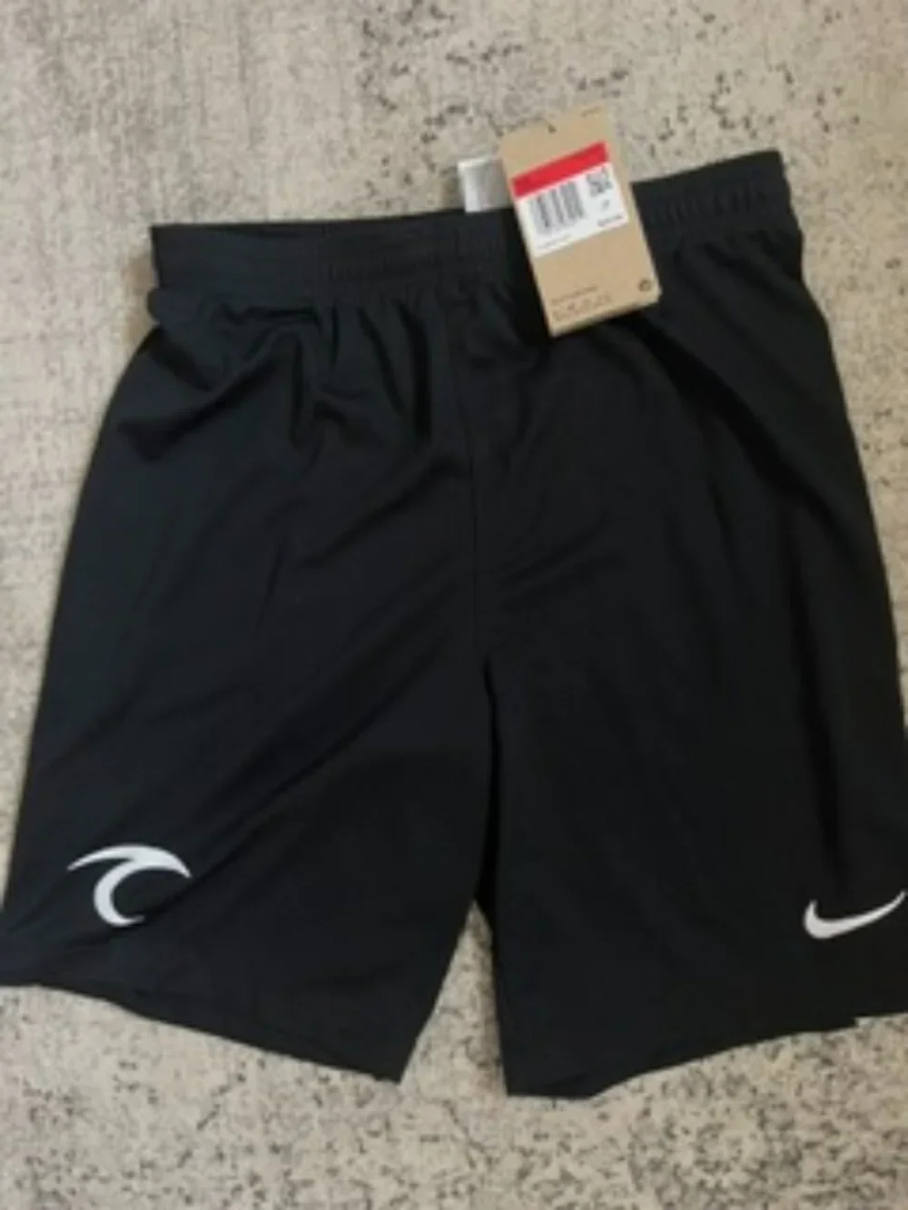NWT NIKE Dri-Fit Black SURF Football Soccer Shorts Unisex Kids L